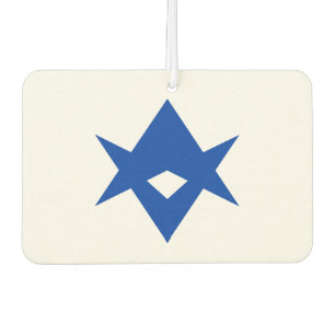 Auto-Luftverbesserer mit Flagge von Toyota City, J Autolufterfrischer
