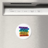 Auto Magnet. LGBT+Stolz. Que. Button Magnet (In Situ (Geschirrspüler))