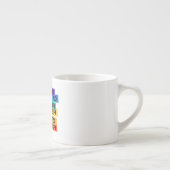 Auto Magnet. LGBT+Stolz. Que. Espressotasse (Rechts)