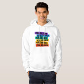 Auto Magnet. LGBT+Stolz. Que. Hoodie (Vorne ganz)