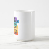 Auto Magnet. LGBT+Stolz. Que. Kaffeetasse (Mittel)