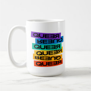 Auto Magnet. LGBT+Stolz. Que. Kaffeetasse
