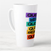 Auto Magnet. LGBT+Stolz. Que. Milchtasse (Linke Ecke)