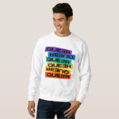 Auto Magnet. LGBT+Stolz. Que. Sweatshirt (Vorne ganz)