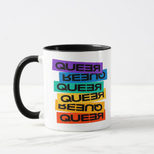 Auto Magnet. LGBT+Stolz. Que. Tasse