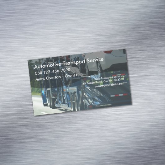 Auto Magnetische Visitenkarte (Beispiel)