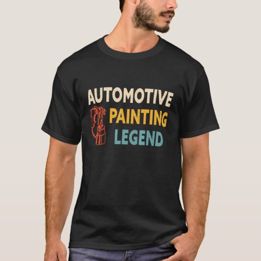 Auto-Maler mit Legende T-Shirt (Vorderseite)