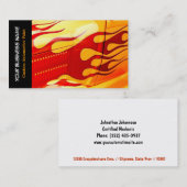 Auto-Malerei flammt Farben-Job auf Auto Visitenkarte (Vorne/Hinten)