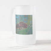 Auto Mattglas Bierglas (Vorderseite Links)