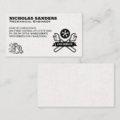 Auto Mechanic Engineers | Car Fix Repair Visitenkarte (Vorne/Hinten)