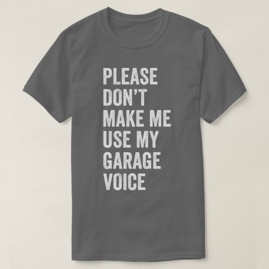 Auto Mechanic Funny Garage Voice Fixing s Mechanik T-Shirt (Design vorne)