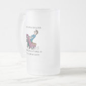 Auto Mechanic Made Horn Louder Mattglas Bierglas (Vorderseite Links)