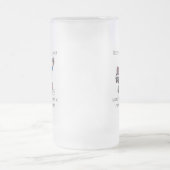 Auto Mechanic Made Horn Louder Mattglas Bierglas (Mittel)