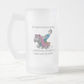 Auto Mechanic Made Horn Louder Mattglas Bierglas (Links)