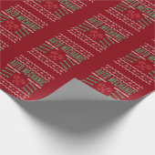 Auto Mechanic Ugly Weihnachtssüßer Geschenkpapier (Ecke)