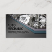 Auto Mechanical Service Metal Business Card Visitenkarte (Vorderseite)