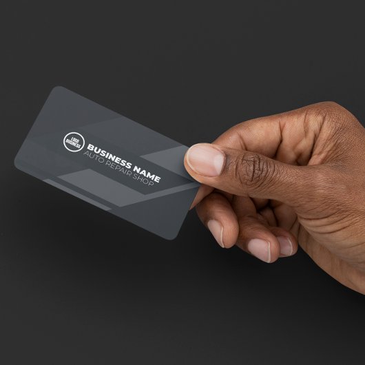 Auto Mechanik Auto Service Auto Shop Modernes Visitenkarte