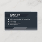 Auto Mechanik Auto Service Auto Shop Modernes Visitenkarte (Rückseite)