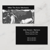 Auto Mechanik Visitenkarte (Vorne/Hinten)