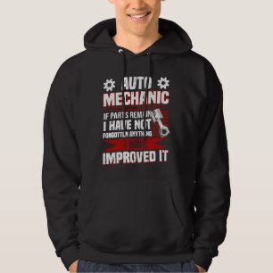 Auto-Mechanik, wenn die Teile noch verbessert Auto Hoodie