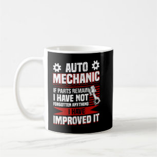 Auto-Mechanik, wenn die Teile noch verbessert Auto Kaffeetasse