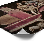 Auto-Mechaniken für Mädchen in den 20er Jahren Poster (Ecke)