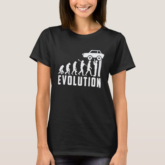 Auto-Mechaniker-Evolution Auto-Schraubendreher Aut T-Shirt (Vorderseite)