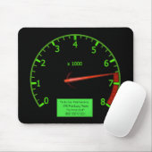 Auto-Mechaniker-GeschäftRev Counter Mousepad (Mit Mouse)