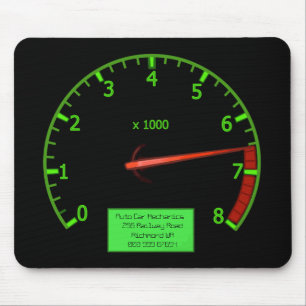 Auto-Mechaniker-GeschäftRev Counter Mousepad
