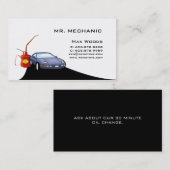 Auto-Mechaniker-Geschäfts-Karte Visitenkarte (Vorne/Hinten)