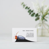 Auto-Mechaniker-Geschäfts-Karte Visitenkarte (Stehend Vorderseite)