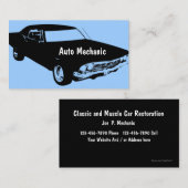 Auto-Mechaniker-Geschäfts-Karten Visitenkarte (Vorne/Hinten)