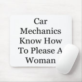 Auto-Mechaniker können einer Frau gefallen Mousepad (Mit Mouse)