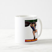 AUTO-MECHANIKER-MÄDCHEN KAFFEETASSE (VorderseiteRechts)