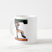 AUTO-MECHANIKER-MÄDCHEN KAFFEETASSE (Vorderseite Links)