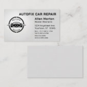 Auto Mechanische Autoreparaturteile Service Visitenkarte (Vorne/Hinten)