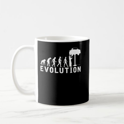 Auto Mechanische Evolution Kaffeetasse (Links)