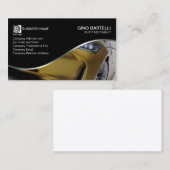 Auto Mechanische Gelbwagen Visitenkarte (Vorne/Hinten)