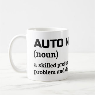 Auto Mechanische Kaffeemaschine Tasse - Funny Job