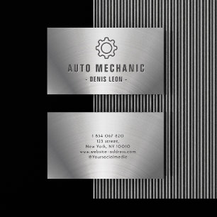 Auto Mechanische Kfz-Kfz-Stahlindustrie Visitenkarte