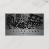 Auto Mechanische Kfz-Reparaturarbeiten Metall Visitenkarte (Vorderseite)