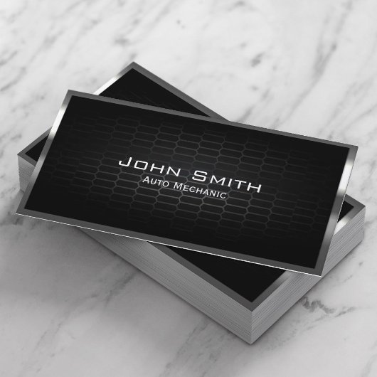 Auto Mechanische Metalle Gerahmte Berufliche Autom Visitenkarte