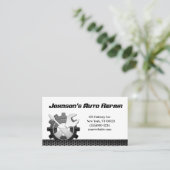 Auto Mechanische Reparaturdienstkarte Visitenkarte (Stehend Vorderseite)