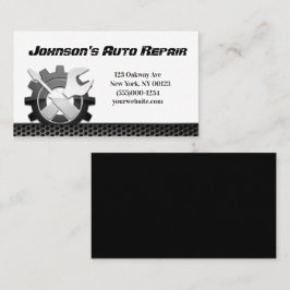 Auto Mechanische Reparaturdienstkarte Visitenkarte