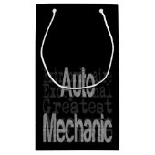 Auto Mechanischer Extraordinär Kleine Geschenktasc Geschenktüte (Rückseite)