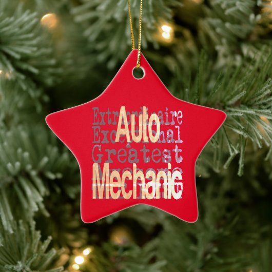 Auto Mechanischer Sonderbeauftragter Keramik Ornament (Baum)