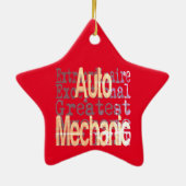 Auto Mechanischer Sonderbeauftragter Keramik Ornament (Hinten)