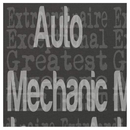 Auto Mechanischer Sonderbeauftragter Stoff (Nahaufnahme)