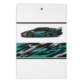 Auto Mini-Zwischenablage Mini Klemmbrett (Rückseite)