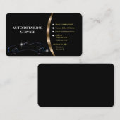 Auto mit Angaben zum Pkw-Logo Visitenkarte (Vorne/Hinten)